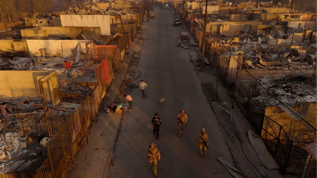 incendios-forestales-Chile-Ñuble-Biobío-Araucanía-evacuaciones