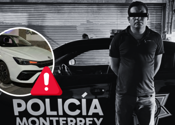 Auto-robado-C4-estrategia-Escudo-detenido-Monterrey
