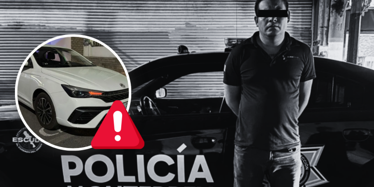 Auto-robado-C4-estrategia-Escudo-detenido-Monterrey