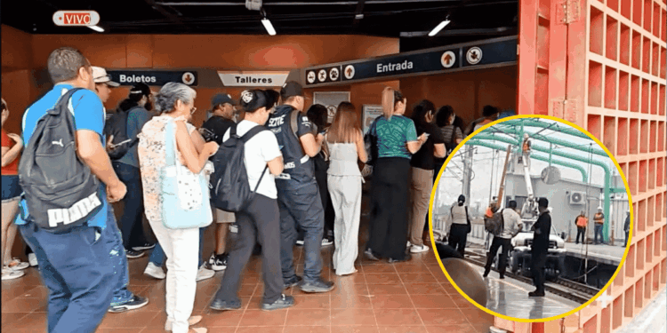 falla en el metro